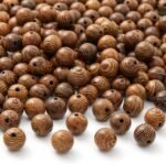 ToBeIT 300Pcs Wooden Beads Dark Brown Wooden Beads for Jewelry Making Round Bead... - Image 2