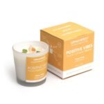 Ylang Ylang Manifestation Candle with Positive Energy Crystals Soy Candles for H... - Image 2