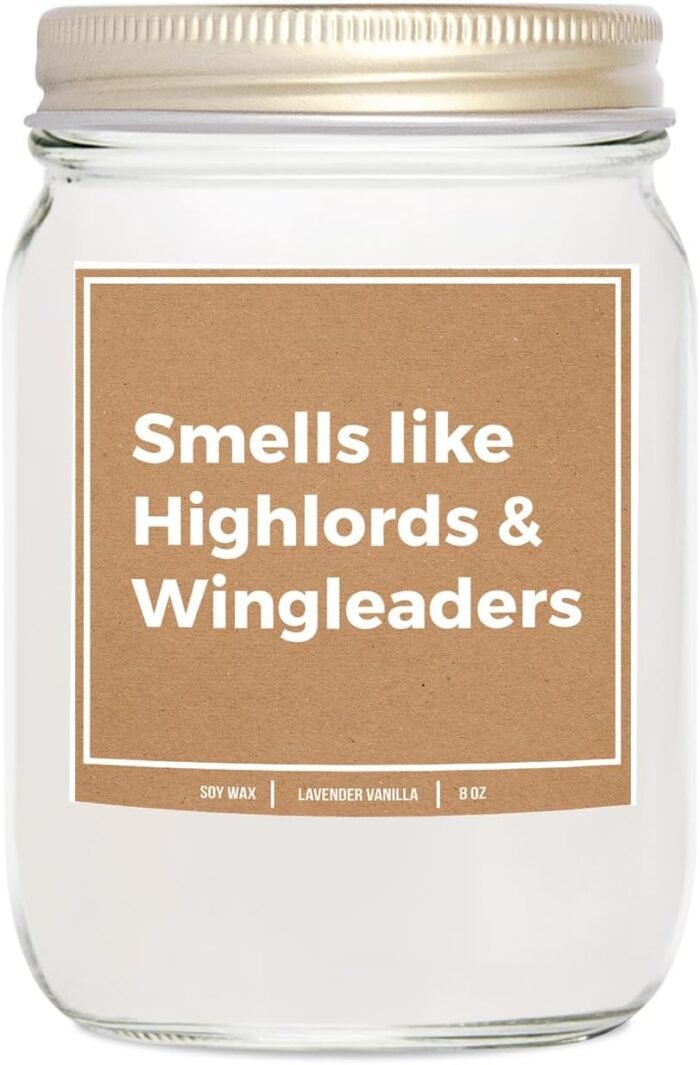 You Nique Designs Highlords Candle 8 Oz - Bookish Candles, Reading Themed Gifts ... - Image 2