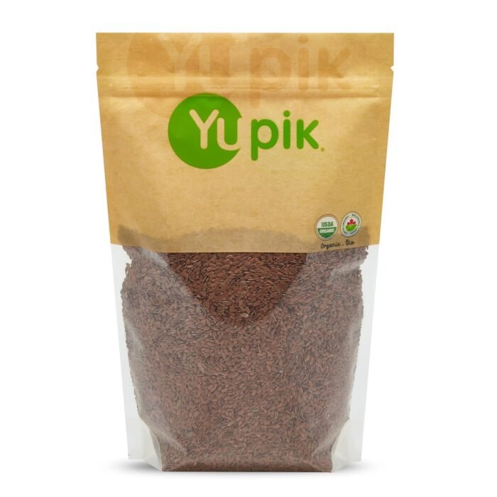 Yupik Organic Brown Flax Seeds, 2.2 lb (35.2 oz), Gluten-Free, Non-GMO, Kosher, ... - Image 2