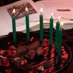 by Parkash Candles Green Chime Candles | Stick | Ritual Spell Candle | Spell Set... - Image 2