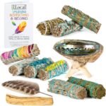 10 Sage Smudge Kit - Flower Sage, White Sage, Blue Sage, Yerba Santa, Cedar, Jun... - Image 2