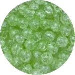 100pcs Crackle Glass Beads 8mm Round Crystal Glass Spacer Crafts Beads for Jewel... - Image 2