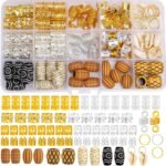 133 PCS Hair Jewelry for Braids Locs Dreadlock Accessories Hair Decoration Hair ... - Image 2