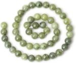 45PCS 8mm Natural Taiwan Green Jade Round Loose Beads for Jewelry Making DIY Bra... - Image 3