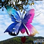 Butterfly Gifts for Women Mom Grandma,Stainless Steel Butterfly Outdoor Statues ... - Image 3