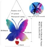 Butterfly Gifts for Women Mom Grandma,Stainless Steel Butterfly Outdoor Statues ... - Image 5