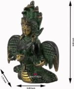 Naag Kanya Brass Statue - Image 7