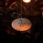 Meooeck 24 Pieces Crystal Pendulums Bulk Set Pendulum Board and Dowsing Pendants... - Image 4