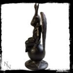 Baphomet Horned Sabbatic Goat Solve et Coagula Statue 10 Inch Tall - Image 3