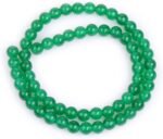 JOE FOREMAN 6mm Green Jade Round Natural Stone Beads for Jewelry Making Strand 1... - Image 6