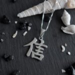 Sterling Silver BELIEVE FAITH Kanji Chinese Character Pendant Necklace, 18" - Image 7