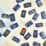 Sodalite Rune Stones Set - Polished Stone Elder Futhark Witchcraft Supplies Gems... - Image 7