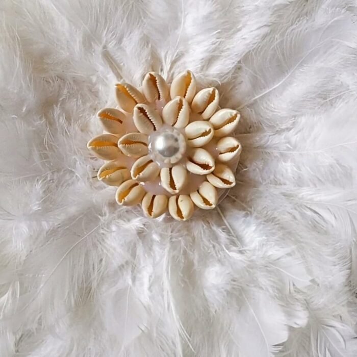 Teinopalpus Flower Wall Decor Multiple Layer Handcrafted Feather JUJU HAT Decora... - Image 3