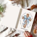 Coquette blue Bow Christian Notebook for Women, Proverbs 31 Woman Gifts, Bible J... - Image 7