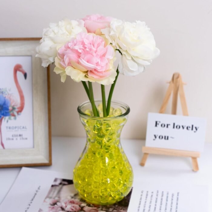 140,000 Pieces Yellow Vase Filler Beads for Vase Filling Decoration, Floating Ca... - Image 4