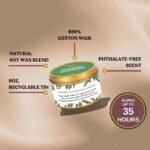 Premium Sage Candle with Energy Cleansing Mantra – Natural Soy Wax, Cotton Wick,... - Image 3