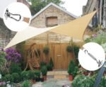 LOVE STORY 12'x16' Rectangle Shade Sail (Silver) + 6 inch Hardware Kit - Image 6