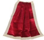 Indian Consigners White Quartz Gem Stone Chips Altar Cloth Velvet Pouch Tree of ... - Image 4