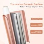 K&K Curling Iron, 1.25 Inch Ceramic Coating Curling Tongs, Nano Titanium Hair Cu... - Image 4