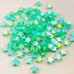 300 PCS Acrylic Star Beads Clear Loose AB Colors Cute Spacer Beads for Jewelry M... - Image 3