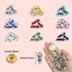 ZHIYUXI 200PCS Green Spacer Beads for Jewelry Making 8mm Crystal Rhinestone Gree... - Image 3