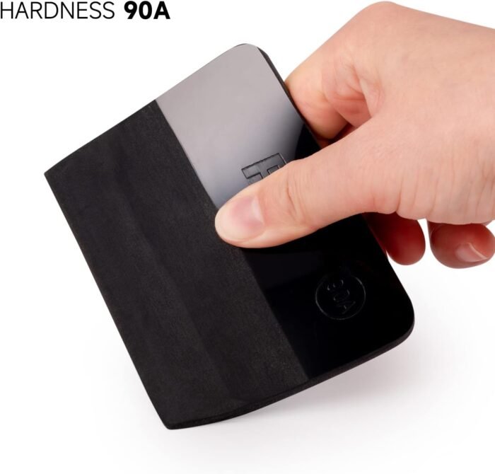FOSHIO PPF Squeegee - Black 90A Hardness Medium Size Anti-Scratch TPU Rubber Squ... - Image 4