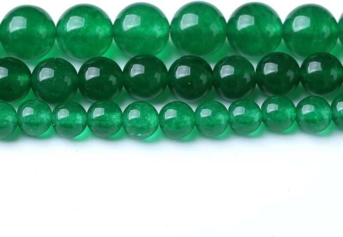 60PCS 6MM Natural Green Chalcedony Stone Beads Energy Healing Beads for DIY Jewe... - Image 3
