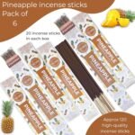 Pineapple Incense Sticks - Incienso de Piña - Total 120 Insence-Sticks - 6 Packs... - Image 3