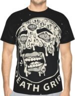 Death Band Grips Men's Regular Short Sleeve Soft Crew Neck T-Shirt Casual Basic ... - Image 3