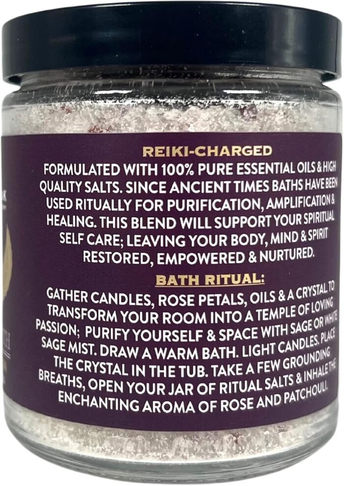 Love & Passion Ritual Bath Salt - Rose + Patchouli - Image 4