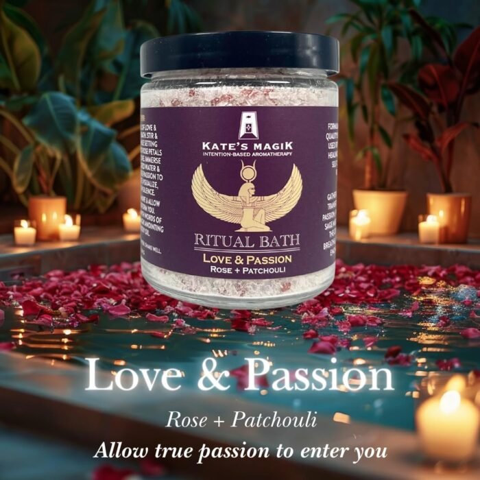 Love & Passion Ritual Bath Salt - Rose + Patchouli - Image 6