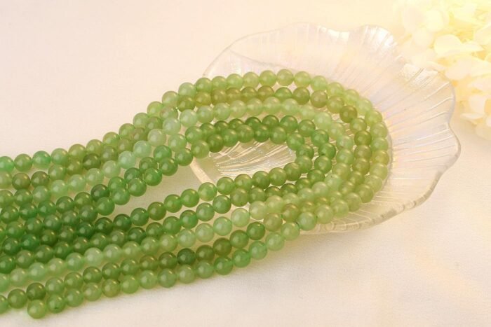 QINJIEJIE 100PCS Green Aventurine Beads 8mm Natural Stone Beads Round Loose Gems... - Image 6