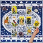 Knana Tarot Card Cloth - Constellation Tarot Card Mat, Woven Altar Cloth, Alter ... - Image 5