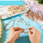 1400 Pcs Assorted Glass Beads for Jewelry Making,Ocean Theme Crystal Beads,Round... - Image 7