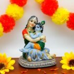 Maa Yashoda Krishna Murti Statue - 5.7” Hindu God Lord Krishna Idol Gift for Dev... - Image 3
