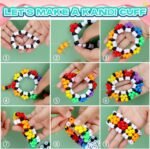 Iooleem Pony Beads (2000pcs Dark Green), Beads for Bracelets Making, Crafts, Fri... - Image 4