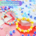 Iooleem Pony Beads (2000pcs Dark Green), Beads for Bracelets Making, Crafts, Fri... - Image 6
