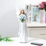 Starryfill 11.8"(H) Angel Figurine with Switch Remote Controller, Hand-Painted A... - Image 4