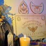 Wooden Board Game Planchette and Oracle Card Stand, Divination and Metaphysical ... - Image 5