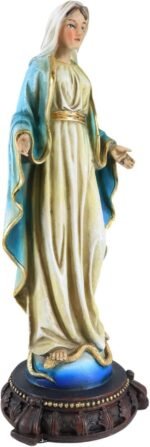 Ebros Gift Virgin Mother Mary Madonna Our Lady of Grace Trampling On Serpent Fig... - Image 3