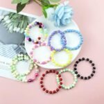 200pcs Acrylic Round Beads 10mm Round Spacer Plastic Pastel Beads Craft Beads wi... - Image 4