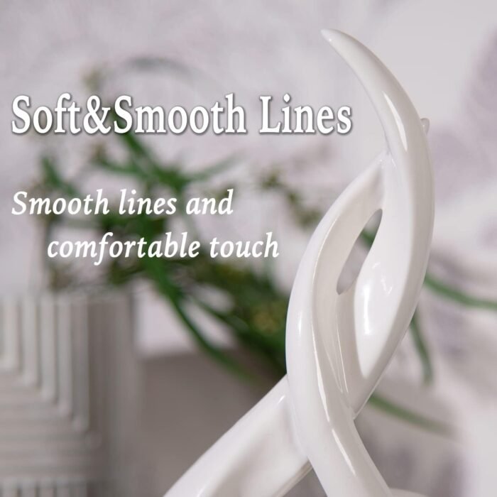 Modern Abstract Art Table Decoration - Ceramic Statue Modern White Ornaments for... - Image 6