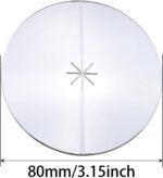 Heyous 30PCS 80mm Diameter Paper Candle Holder Disc Candle Drip Protection Candl... - Image 4