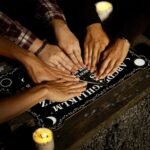 Pendulum Dowsing Divination Board Set Black Wooden Talking Board with Planchette... - Image 5