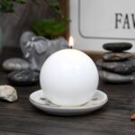 CBZ-014 6-Piece Ball Candles, 3-Inch, Whit, White, 6 Count - Image 5