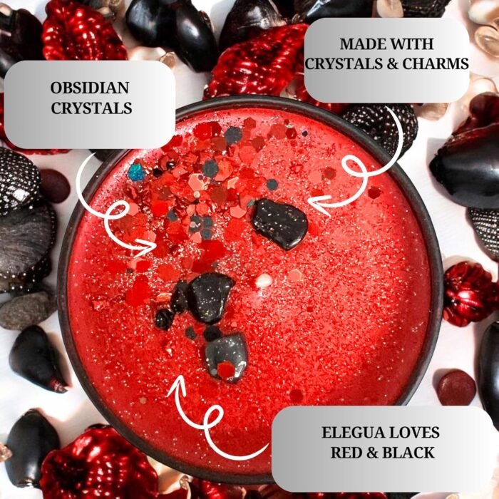Elegua Spiritual Offering Candle (4 oz) - Image 3