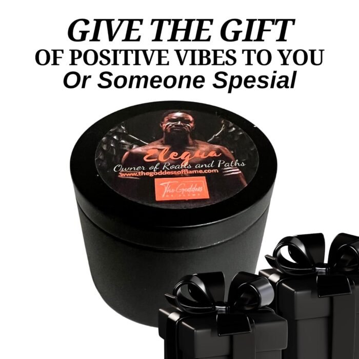 Elegua Spiritual Offering Candle (4 oz) - Image 5