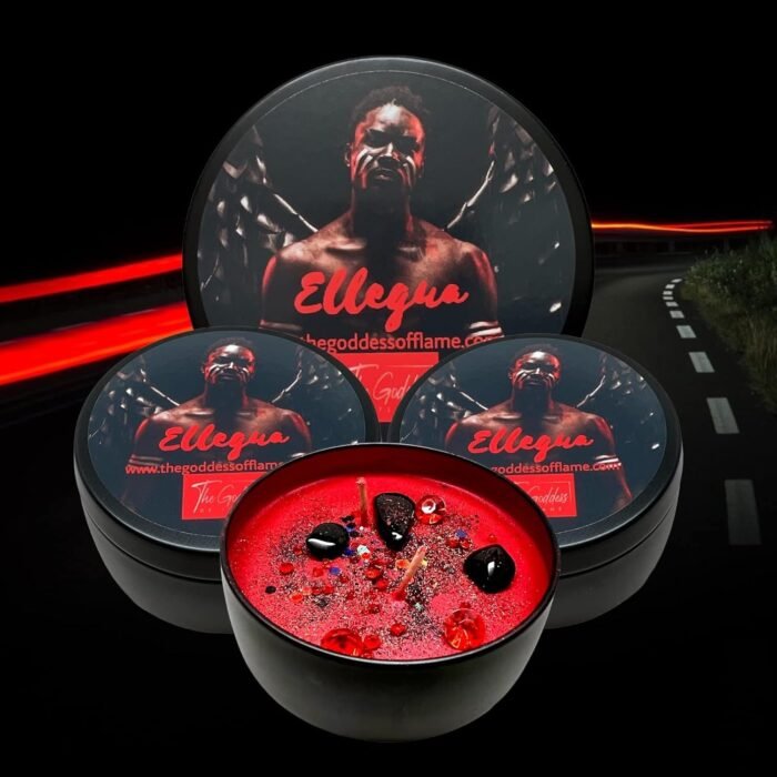 Elegua Spiritual Offering Candle (4 oz) - Image 8