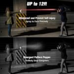 3-in-1 Personal Safety Alarm with Pepper Spray Gel for Women Self Defense Keycha... - Image 4
